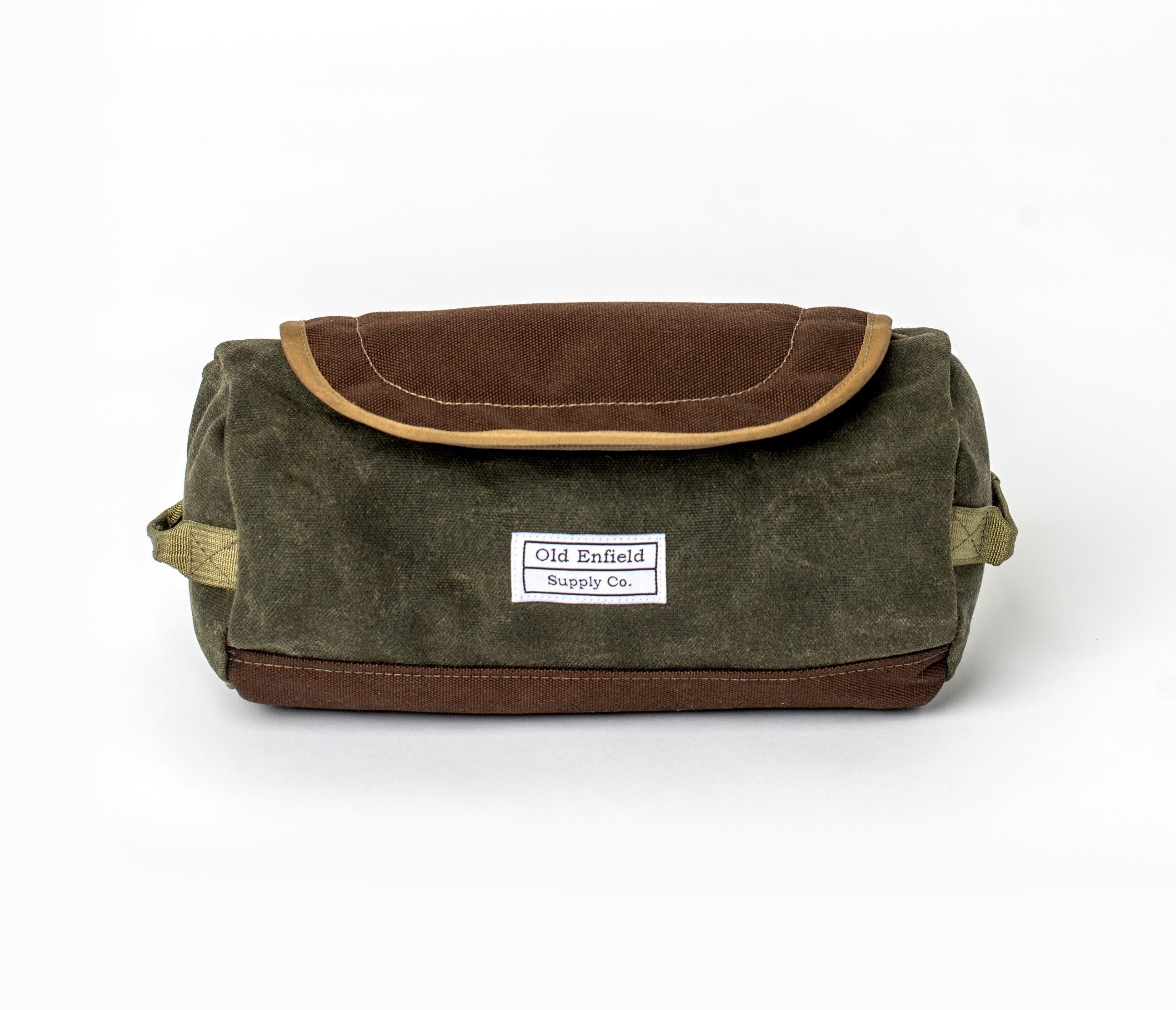 vintage dopp kit, toiletries, dopp, bag, wax canvas, heritage dopp kit, hanging hook, tan, olive, slate, black, brown
