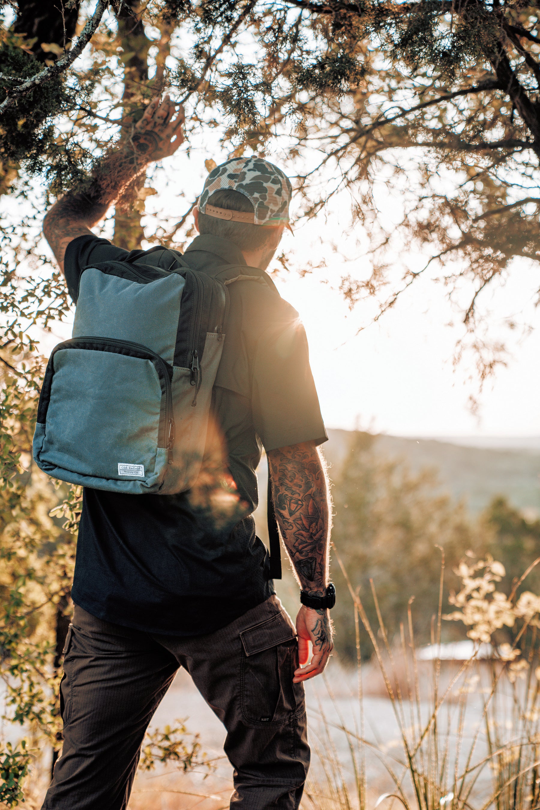 Old Enfield Supply Co. Wax Canvas Luggage, Bird Bags, Vintage Hats