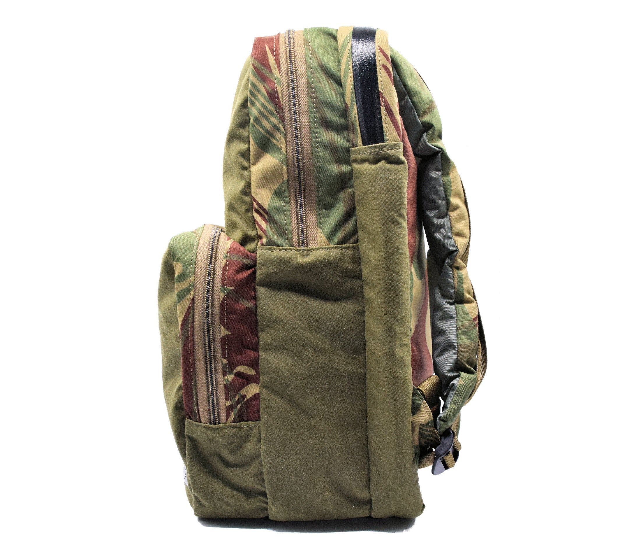 Garrison Backpack | Olive Green + Brushstroke Camo