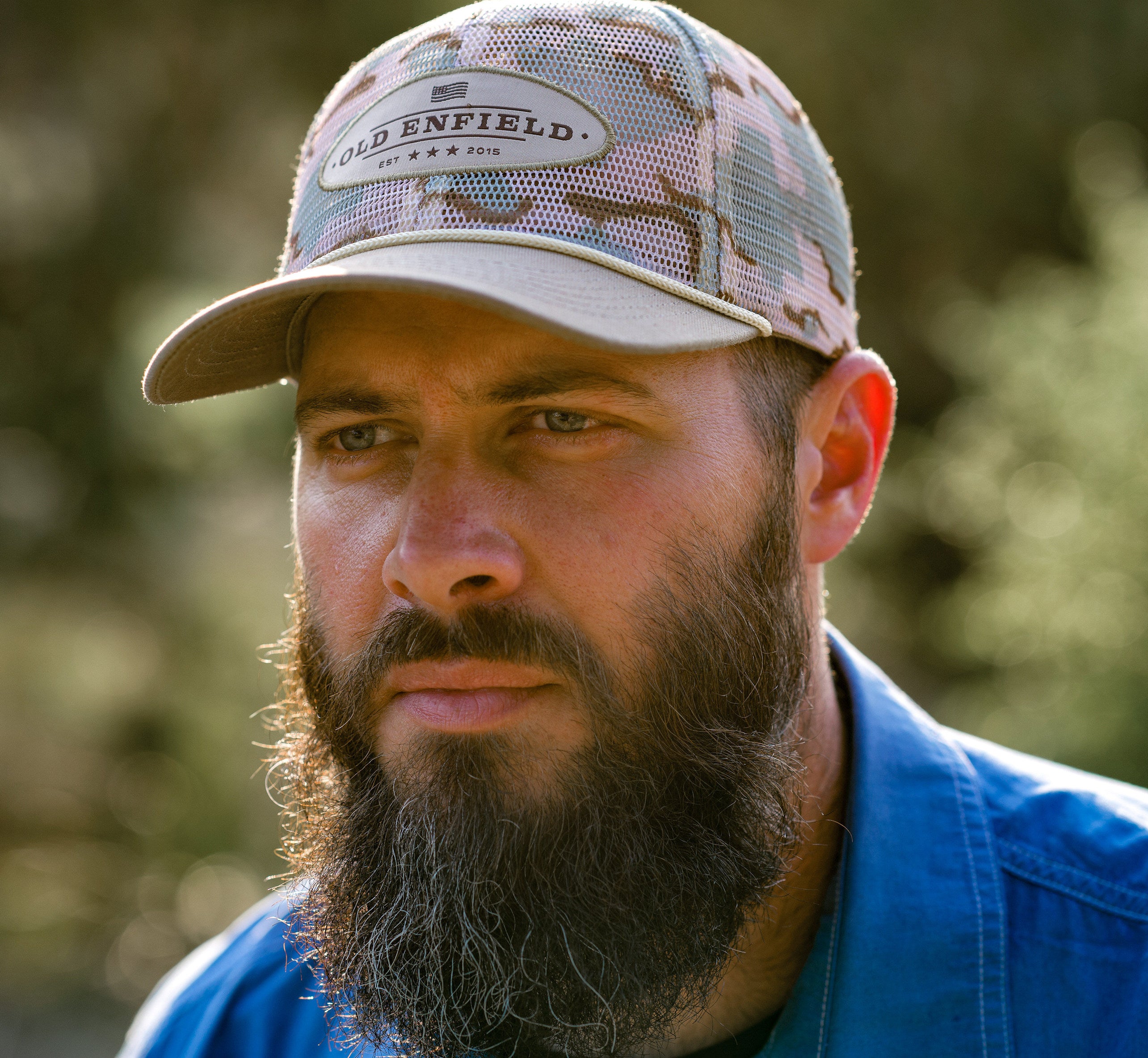 Tan Camo Mesh Hat