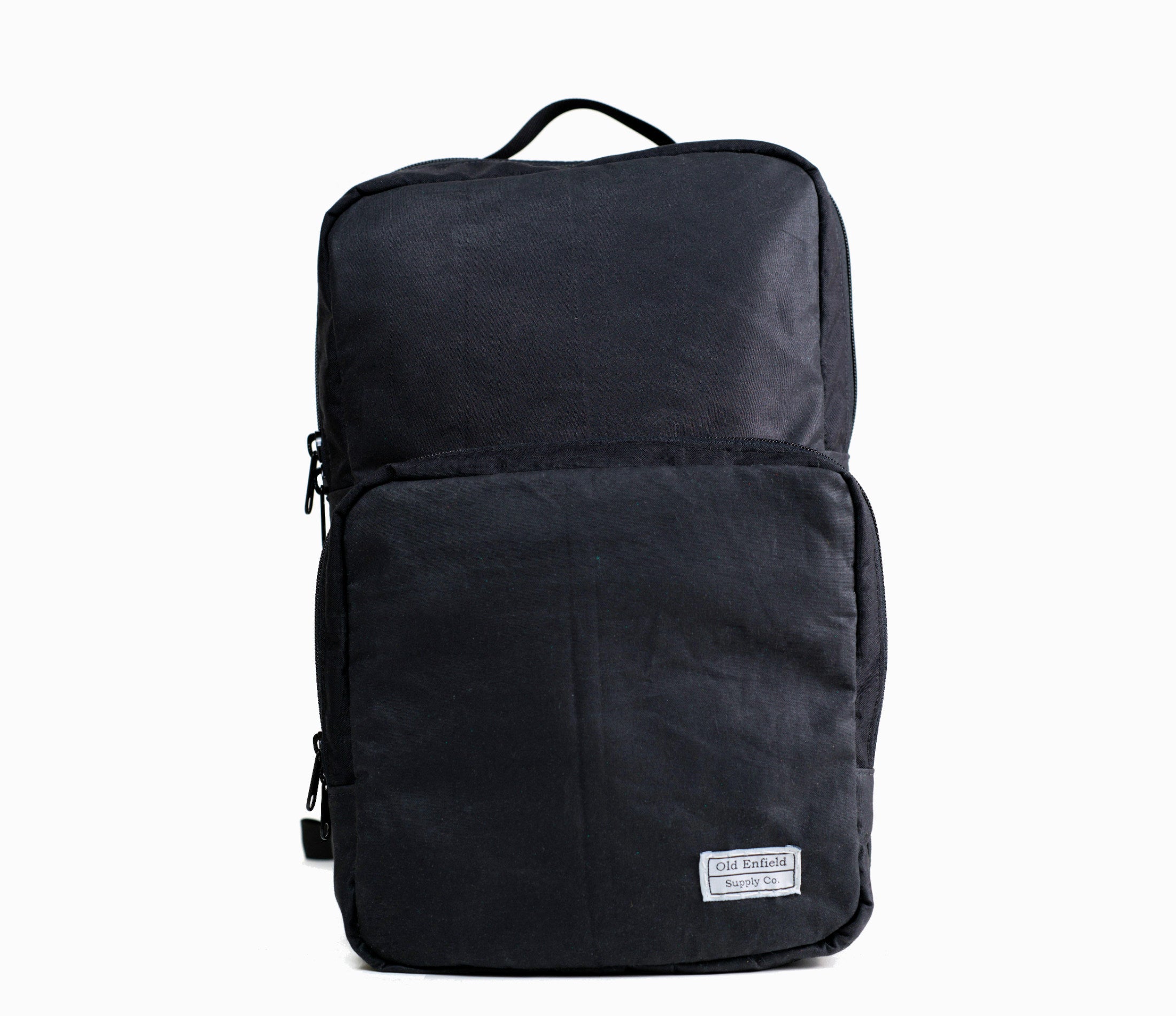 Old Enfield Supply Backpack. Veteran Made Backpack. Wax Canvas Backpack. Waxed Canvas Backpack. Canvas Backpack. Black Rambler Backpack. Black Canvas Backpack. 