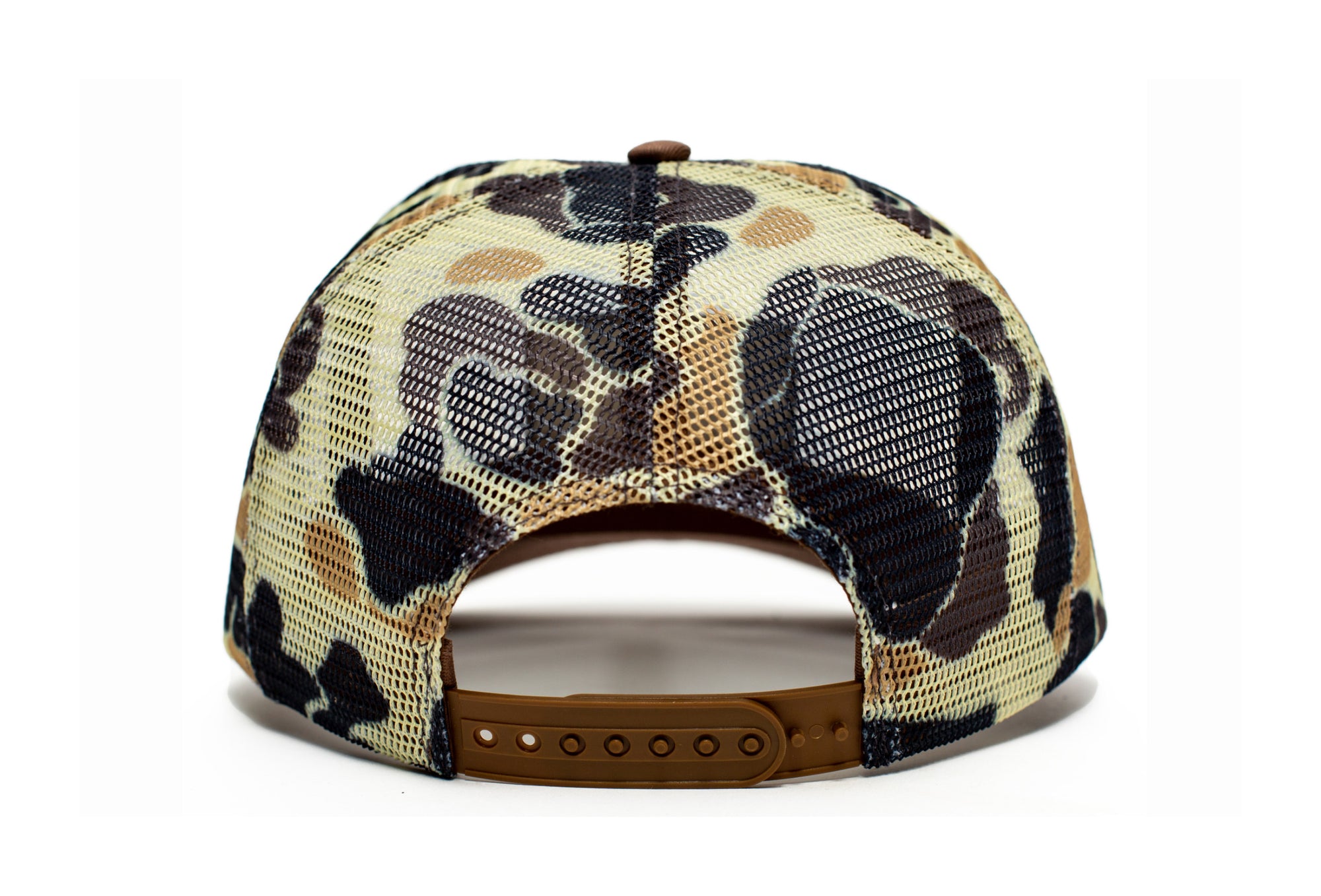 Vintage Camo Mesh Snapback Hat  Mens Trucker Hat, Classic Rope